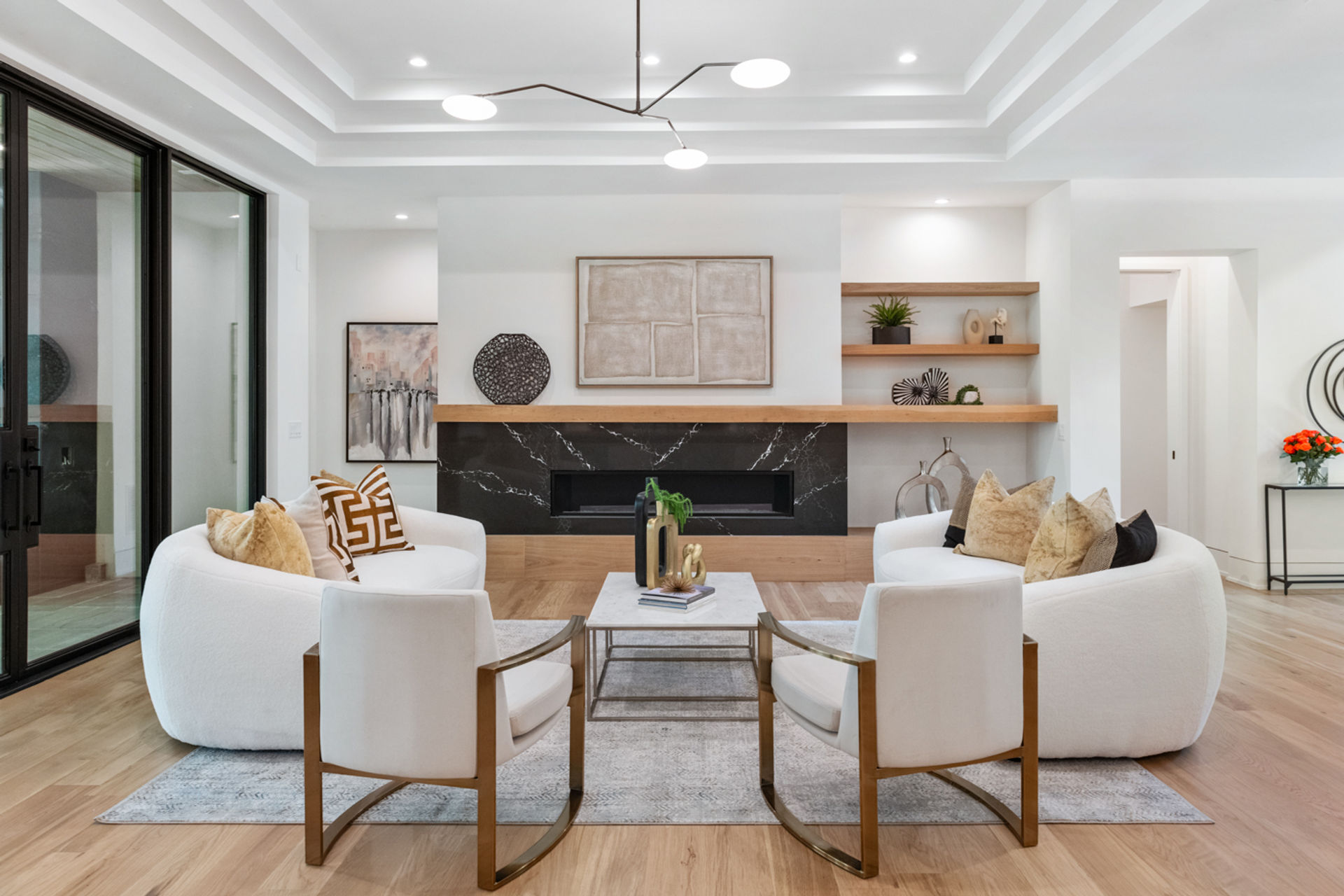 Buckhead vacant home staged by Design2Sell before sale