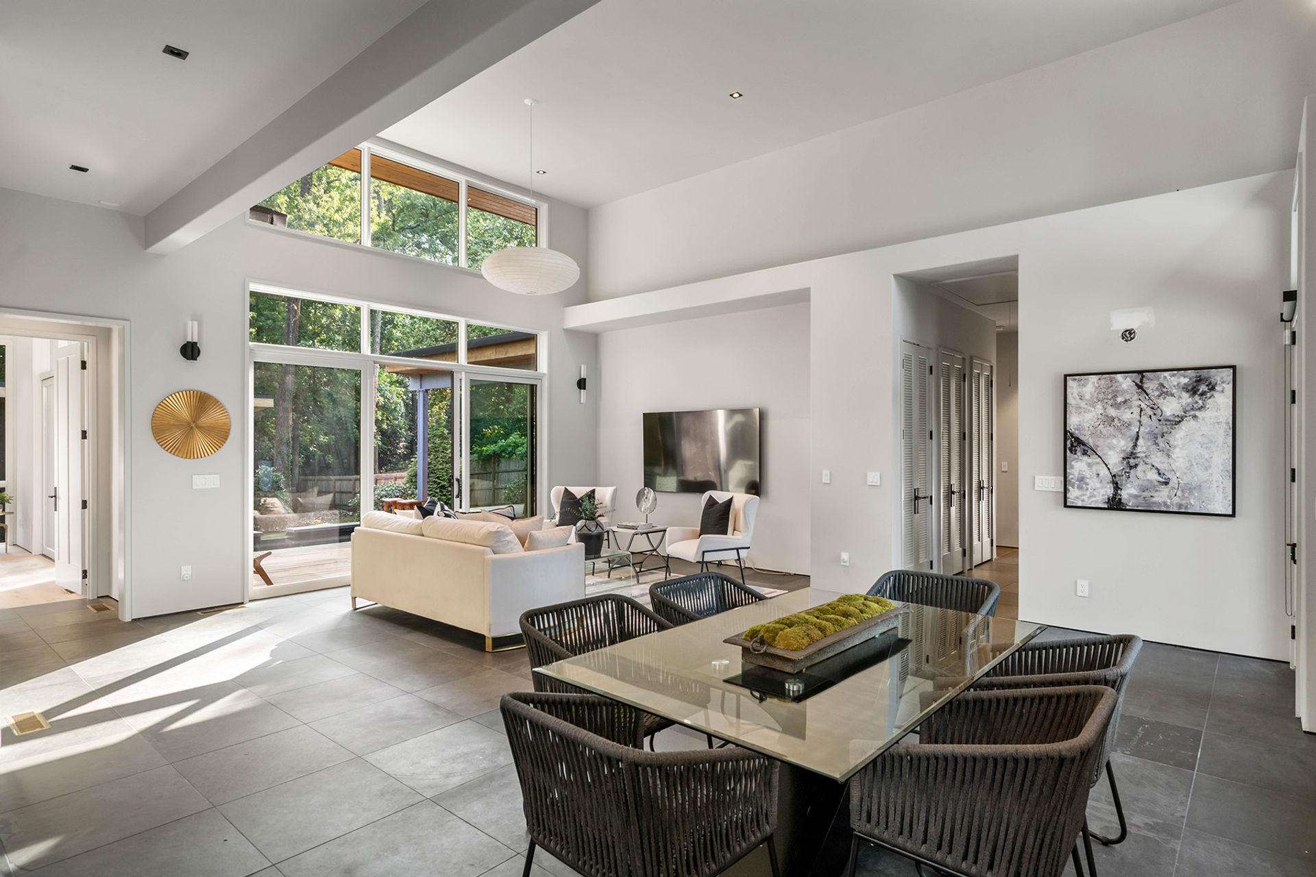 Professionally staged living room — Design2Sell agent partnership